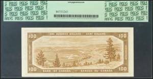 CANADA. 100 Dollars. 1954. (Pick: ... 