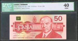 CANADA. 50 Dollars. 1988. (Pick: 98a). ICG40.