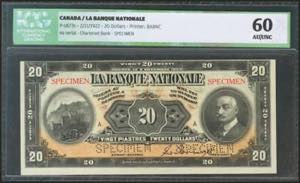 CANADA. 20 Dollars. 2 November 1922. ... 