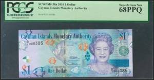 CAYMAN ISLANDS. 1 Dollar. 2010. (Pick: 38a). ... 