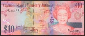 CAYMAN ISLANDS. 10 Dollars. 2010. (Pick: ... 