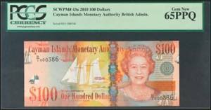 CAYMAN ISLANDS. 100 Dollars. 2010. (Pick: ... 