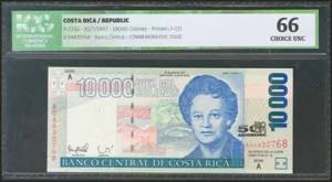 COSTA RICA. 10000 Colones. 30 July 1997. ... 