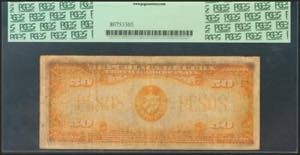 CUBA. 50 Pesos. 1943. Certificado ... 