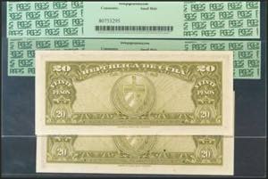 CUBA. Set of 2 banknotes of 20 ... 