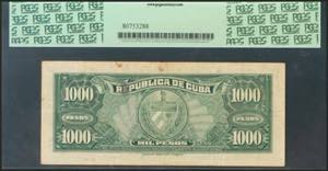 CUBA. 1000 Pesos. 1950. (Pick: ... 