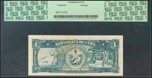 CUBA. 1 Peso. 1950. (Pick: 90a). ... 