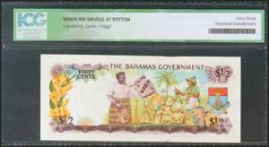 BAHAMAS. 1/2 Dollars. 1965. (Pick: ... 