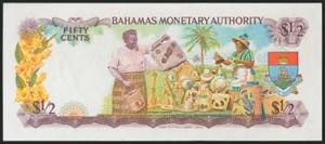 BAHAMAS. 1/2 Dollars. 1968. (Pick: ... 