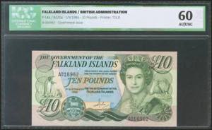 FALKAND ISLANDS. 10 Pounds. 1 September ... 