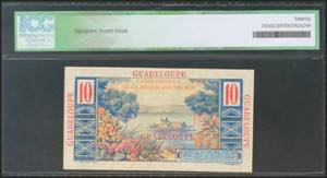 GUADELOUPE. 10 Francs. 1947. ... 