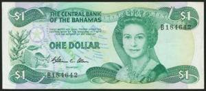 BAHAMAS. 1 Dollar. 1974. (Pick: 43a). Very ... 