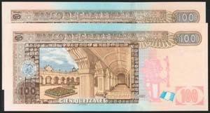 GUATEMALA. Set of 2 banknotes of ... 