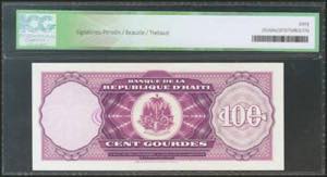 HAITI. 100 Gourdes. 1991. (Pick: ... 