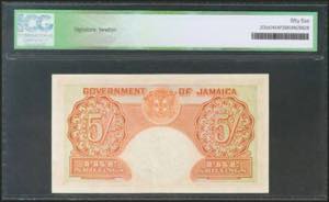 JAMAICA. 5 Shillings. 1 March ... 