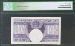 JAMAICA. 10 Shillings. 4 July ... 