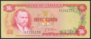 JAMAICA. 50 Cents. 1960. (Pick: 53a). ... 