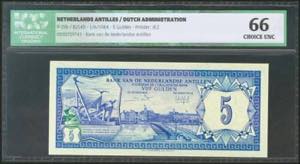 NETHERLANDS ANTILLES. 5 Gulden. 1 June 1984. ... 