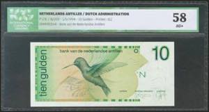 NETHERLANDS ANTILLES. 10 Gulden. 1 May 1994. ... 