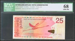 NETHERLANDS ANTILLES. 25 Gulden. 1 January ... 