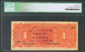 NICARAGUA. 1 Peso. 1 April. 1896. ... 