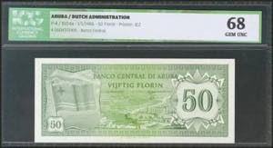 ARUBA. 50 Florin. 1 January 1986. (Pick: 4). ... 