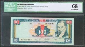 NICARAGUA. 100 Cordobas. 1997. ... 