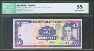 NICARAGUA. 50 Cordobas. 2001. (Pick: 189Aa). ... 
