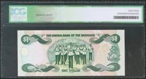 BAHAMAS. 1 Dollar. 1996. (Pick: ... 