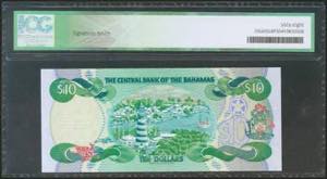 BAHAMAS. 10 Dollars. 1996. (Pick: ... 