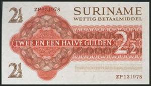 SURINAME. 2 1/2 Gulden. 2 July ... 