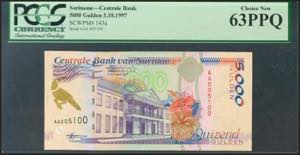 SURINAME. 5000 Gulden. 5 October 1997. ... 
