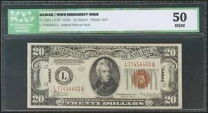 USA. 20 Dollars. Federal Reserve Note. San ... 