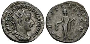 GORDIANO III. Antoniniano. (Ar. 4,98g/22mm). ... 