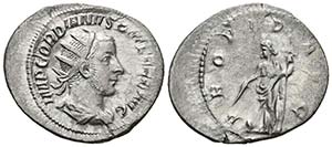 GORDIANO III. Antoniniano. (Ar. 3,70g/26mm). ... 