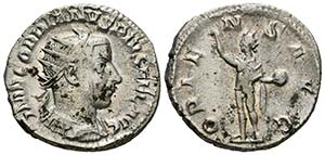 GORDIANO III. Antoniniano. (Ar. 4,47g/23mm). ... 