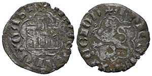 ALFONSO XI (1312-1350). Dinero (Ve. ... 