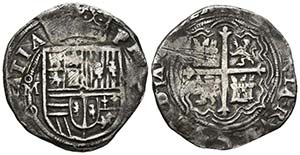 FELIPE II (1556-1598). 2 Reales. (Ar. ... 