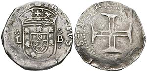 FELIPE II (1556-1598). 1 Tostao. (Ar. ... 