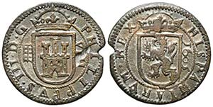 FELIPE III (1598-1621). 8 Maravedís. (Ae. ... 