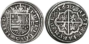 FELIPE IV (1621-1665). 2 Reales. (Ar. ... 