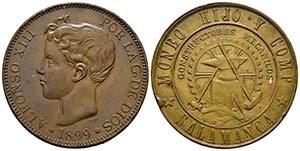 ALFONSO XIII (1885-1931). Medalla. (La. ... 