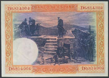 100 Pesetas. July 1, 1925. Series ... 