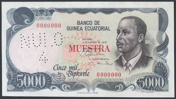 GUINEA ECUATORIAL. 5000 Bipkwele. 3 de ... 