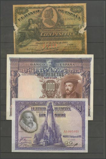 Beautiful set of 33 banknotes from the Bank ... 