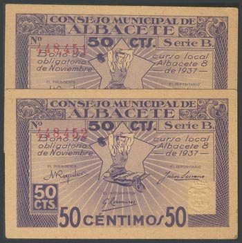 ALBACETE. 50 Cents. November 8, 1937. ... 