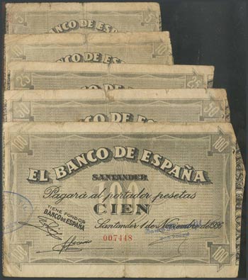 Serie completa del Banco de España, ... 
