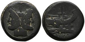 ANONYMOUS COININGS. As. (Ae. 34.76g \/ ... 