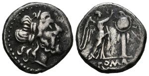ANONYMOUS COININGS. Victoriato. (Ar. 3.00g ... 