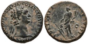 DOMICIANO. As. (Ae. 13,89g/27mm). 87 d.C. ... 